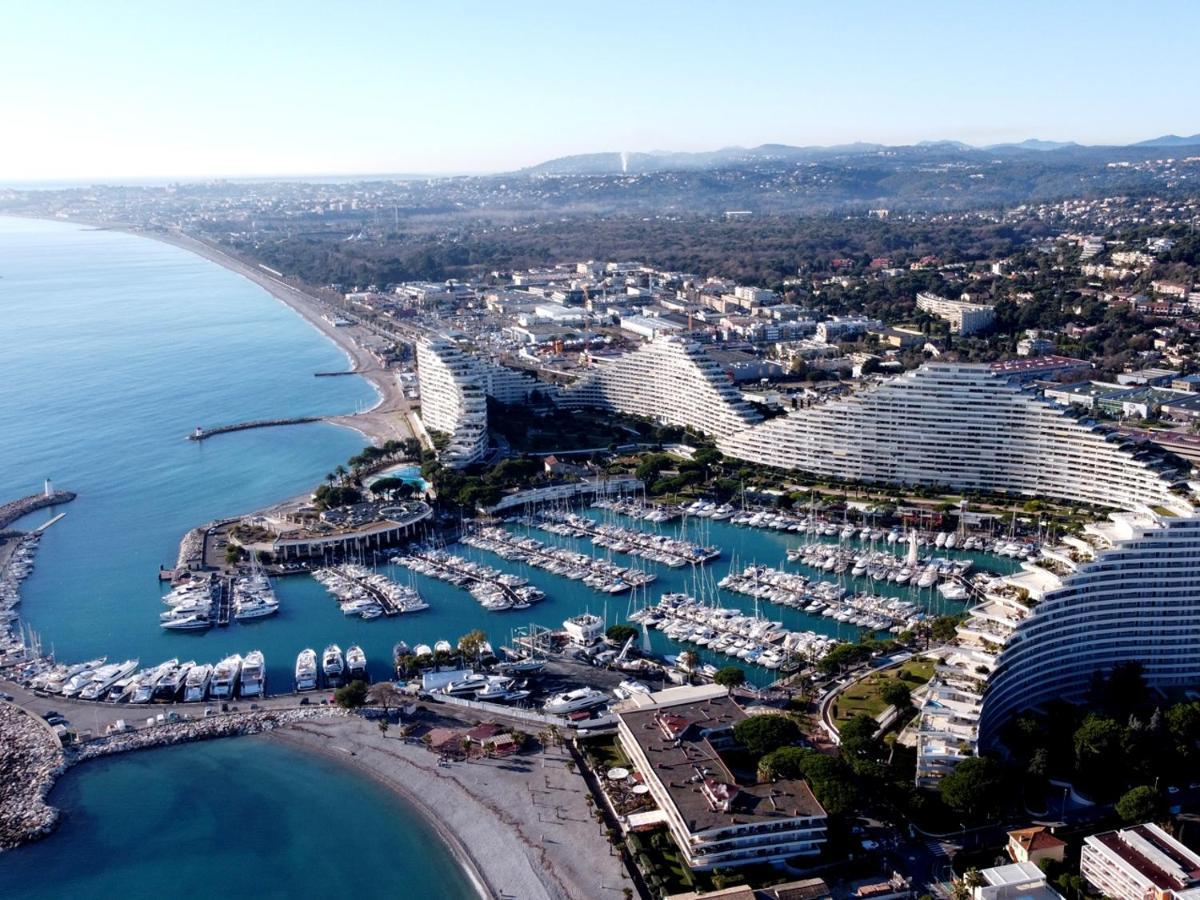 Blue Terrace Apartment - Marina Baie Des Anges Villeneuve-Loubet Exterior foto